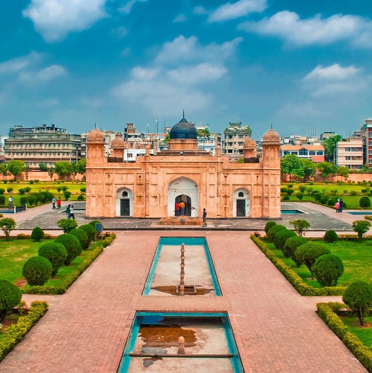 The vibrant city skyline and modern architecture of Dhaka, Bangladesh
